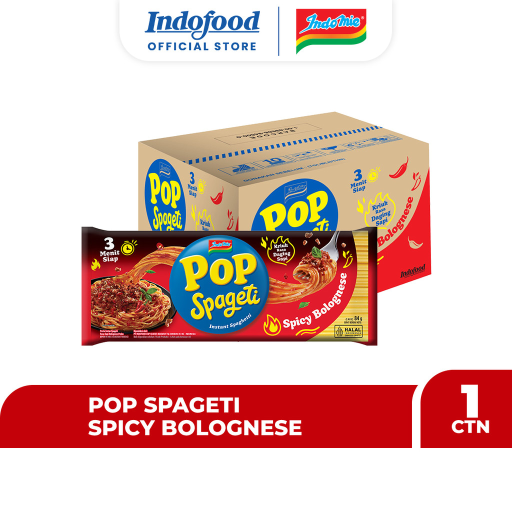 

CTN - Pop Spageti Spicy Bolognese 84 Gr