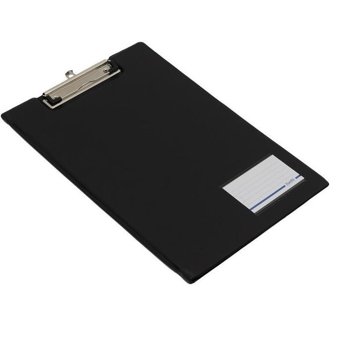 

Bantex 4211-10 (BLACK) Clipboard With Cover Ukuran Folio | Papan Jalan Stationery Plastik