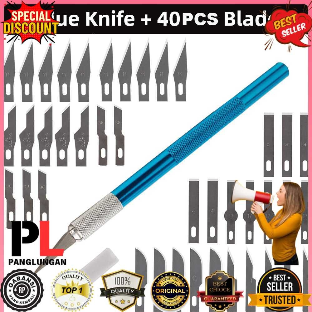 

KUAIQU Pisau Ukir Carving Art Hobby Knife Cutter Blade - 9309