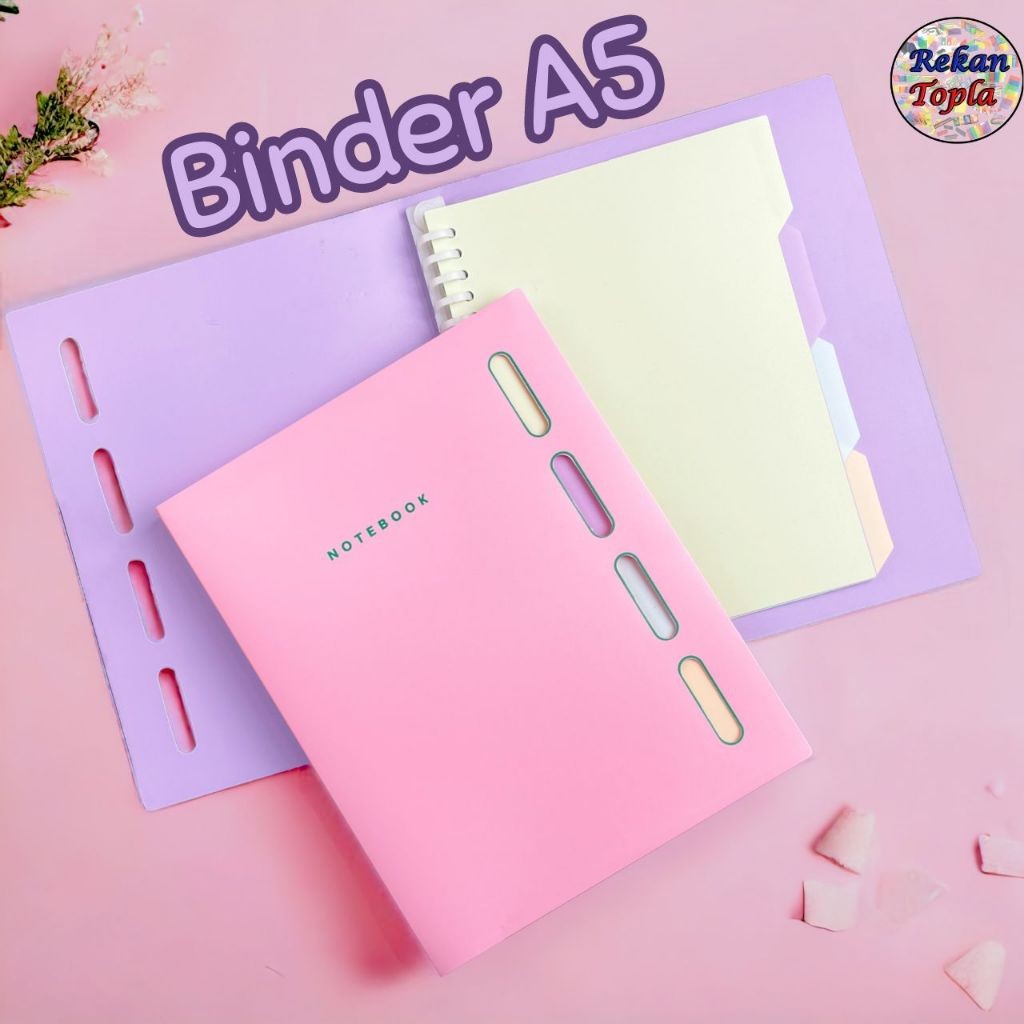 

KlikIniAja Binder A5 / Binder Note A5 / Notebook A5 / Catatan Buku A5 / Binder Note / Topla