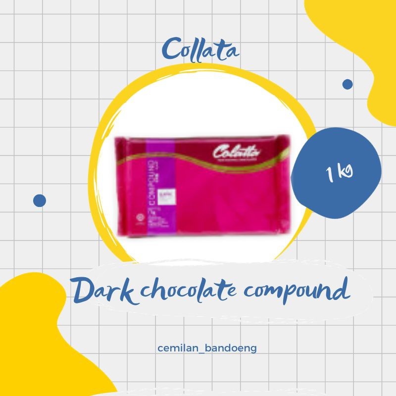 

COKLAT BATANG - ES KUL KUL - CHOCOLATE DARK COMPOUND COLLATA 1 KG