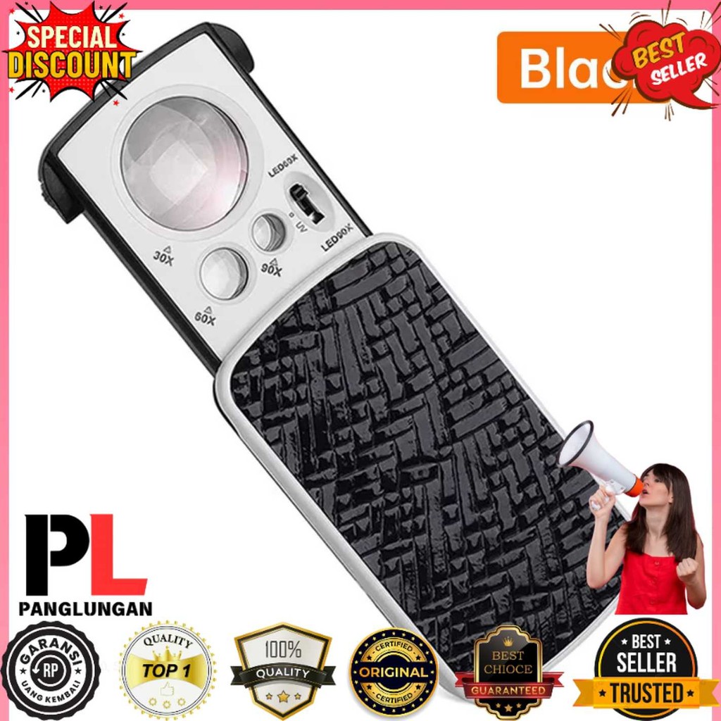 

Januel Kaca Pembesar Magnifying Glass Jewelry Repair Tool with LED - NO.774-3ZX1