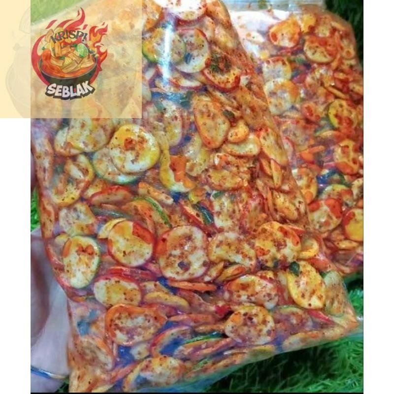 

Seblak krispi KERUPUKSEBLAKBANTATPEDASDAUNJERUK1kg