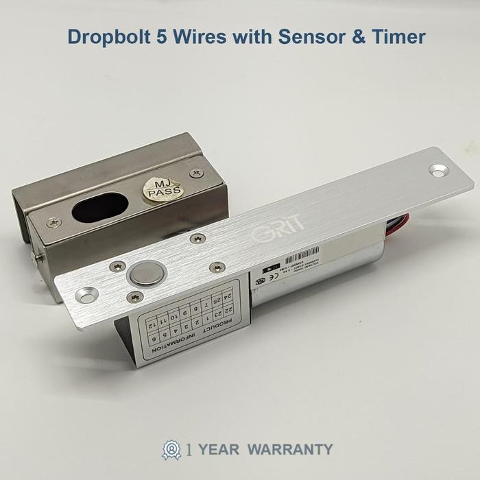 

Dropbolt 5 Kabel Delay Timer Sensor, Drop Bolt Lock Akses Door Wires - 2wire NoBracket Sale