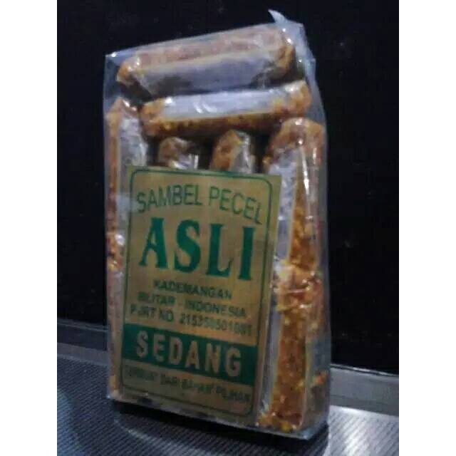 

H __(( Sambel pecel 400 gr "asli" blitar ___(((