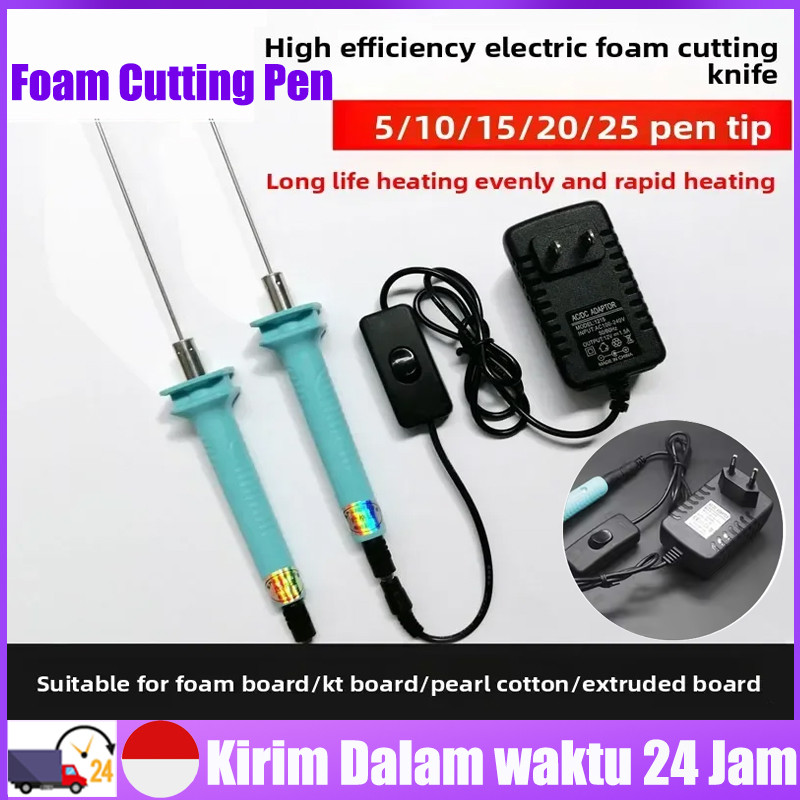 

[Ready Ya,Cod] Alat Potong Styrofoam Solder Ukir Gabus Cutter Polystyrene EPE Foam Adaptor Listrik/ Sterofoam Cutter Alat Potong Gabus DIY Craft Tools Kerajinan 10-25 CM/ Solder Gabus Foam Cutter Pen