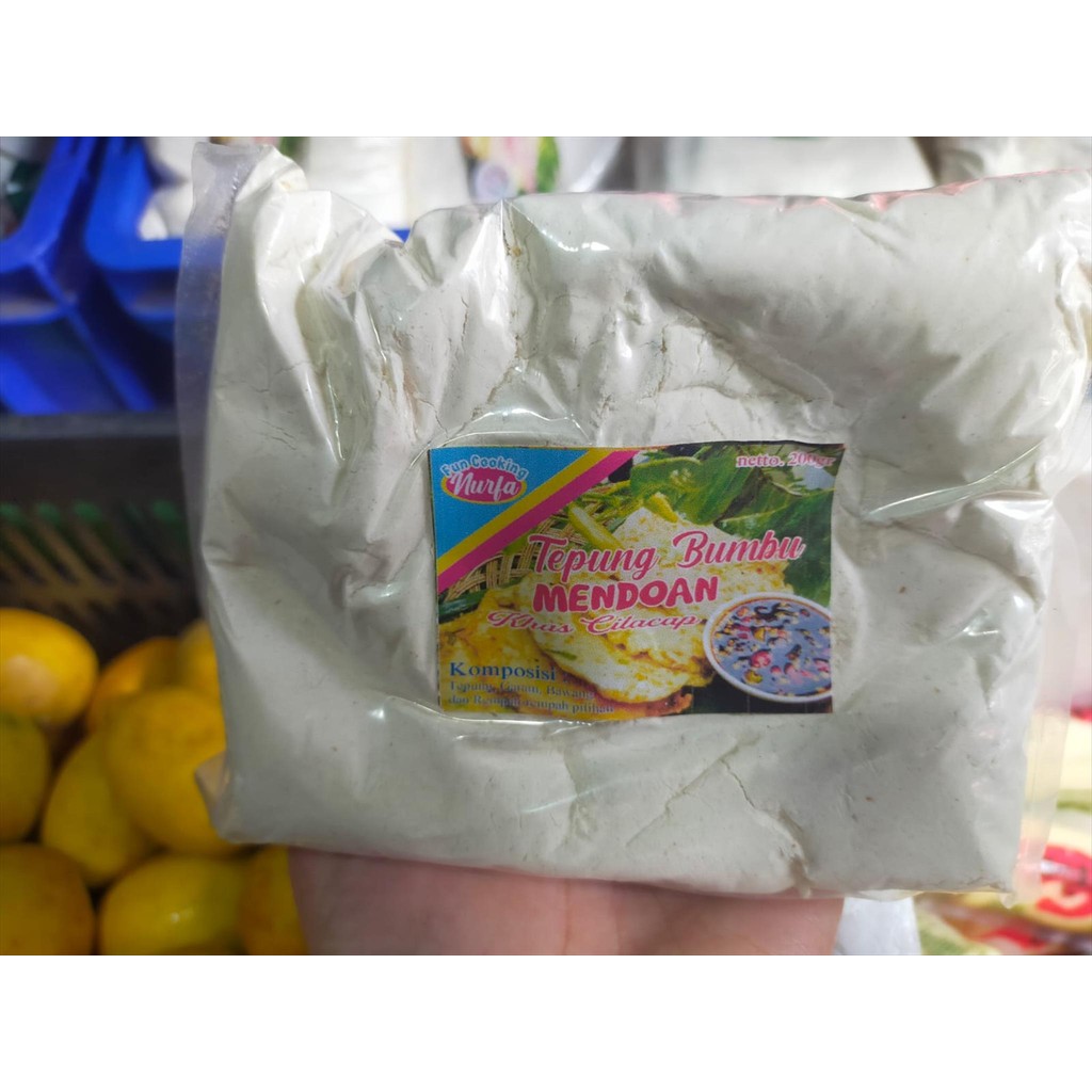 

TEPUNG BUMBU TEMPE MENDOAN 200 GR (3-5 LMBR TEMPE MENDOAN)