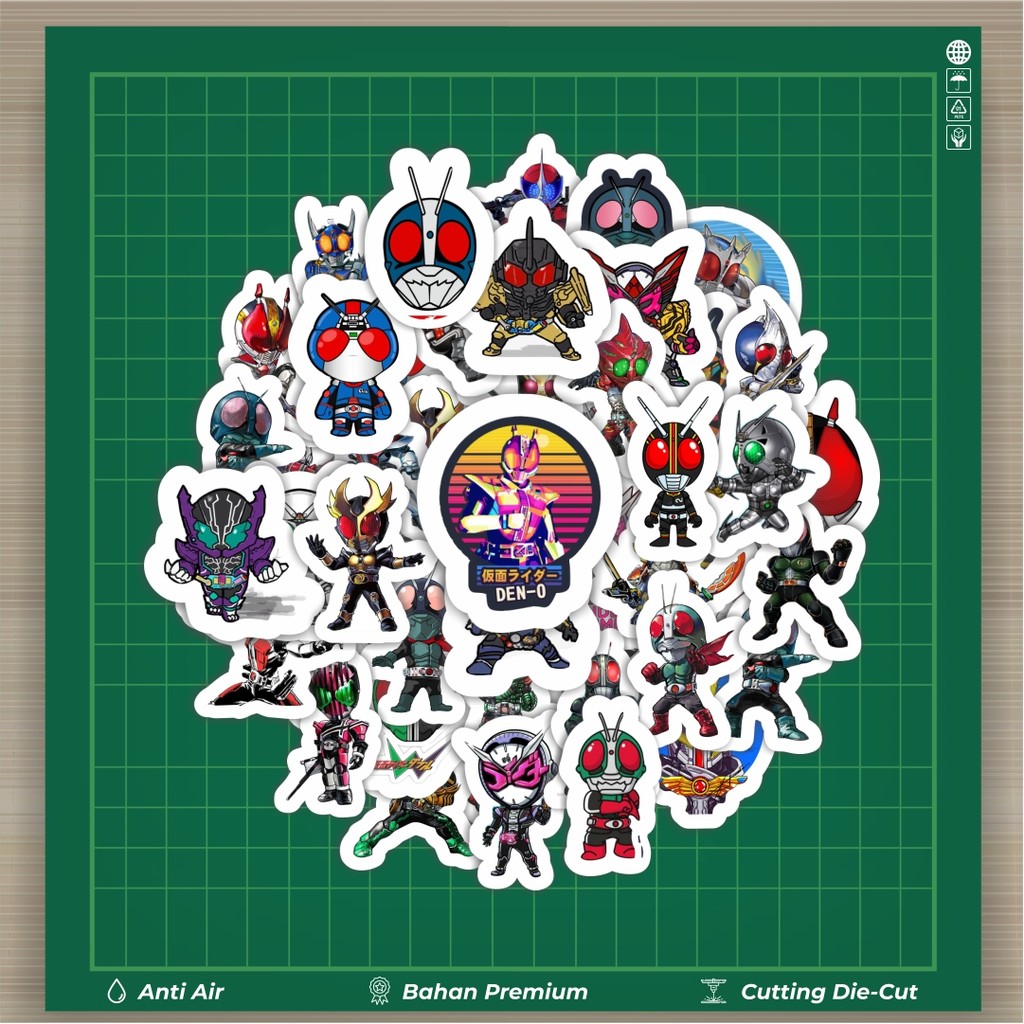 

HOT 50 PCS STIKER Stiker Kartun Kamen Rider Stiker Fashion Cars Decal Dingin Kartu Album Custom Vinyl Anti Air- Sticker Aesthetic Buku Journal Koper Casing HP Tablet Laptop Helm Motor Botol Minum