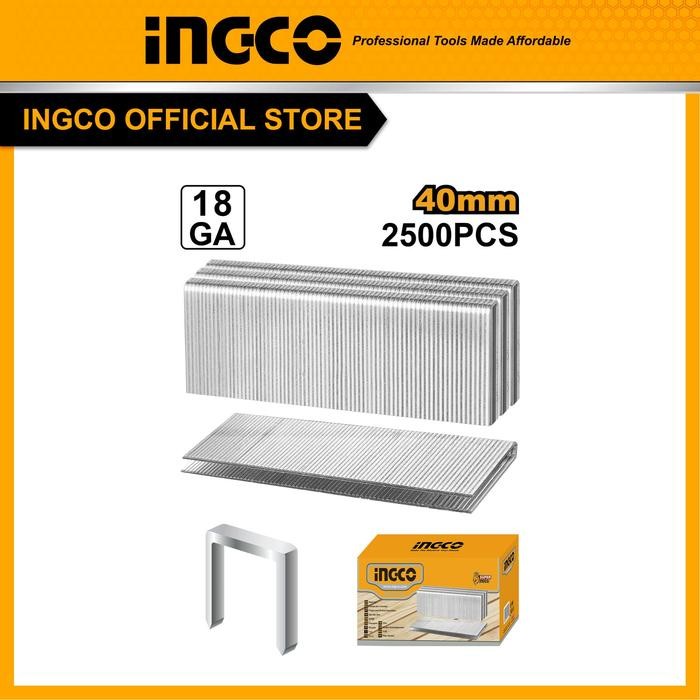 

Crown Staples (U 40 mm) INGCO AST18401 - Refill Isi Steples Tembak U40