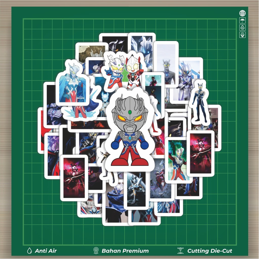 

HOT 50 PCS STIKER Stiker Ultraman Zero Stiker Fashion Cars Decal Dingin Kartu Album Custom Vinyl Anti Air- Sticker Aesthetic Buku Journal Koper Casing HP Tablet Laptop Helm Motor Botol Minum