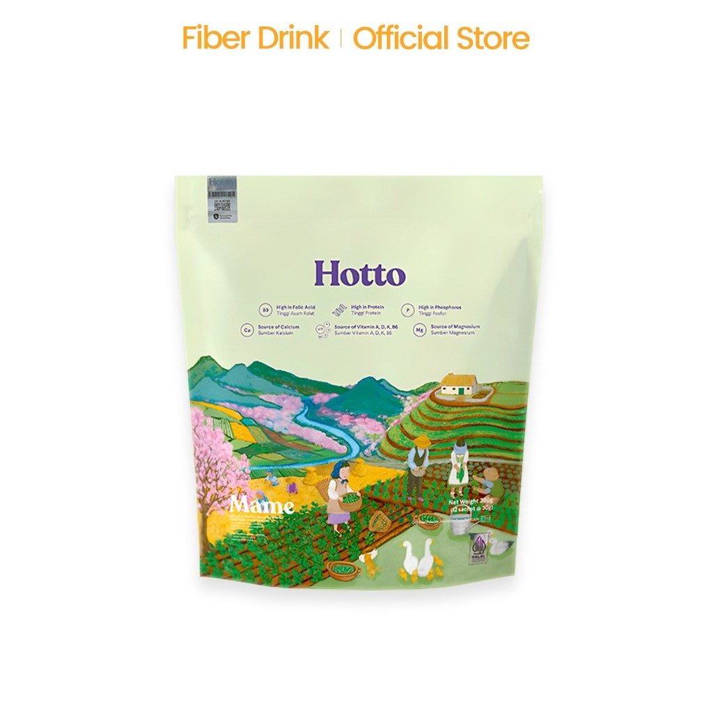 

Hotto Mame Protein Multigrain with EDAMAME 1 Pouch