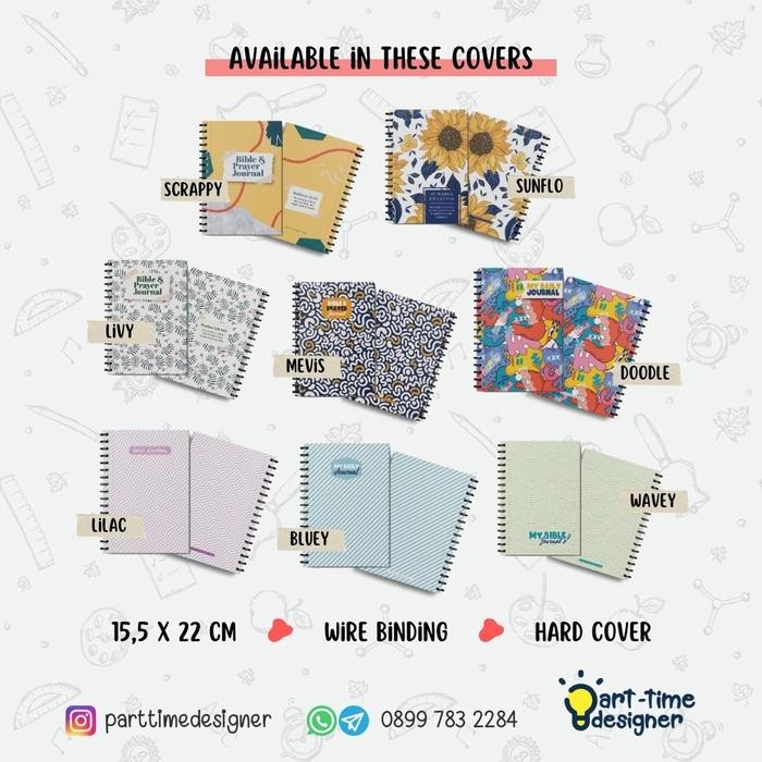 Bible Prayer Journal Christian Notebook - Scrappy