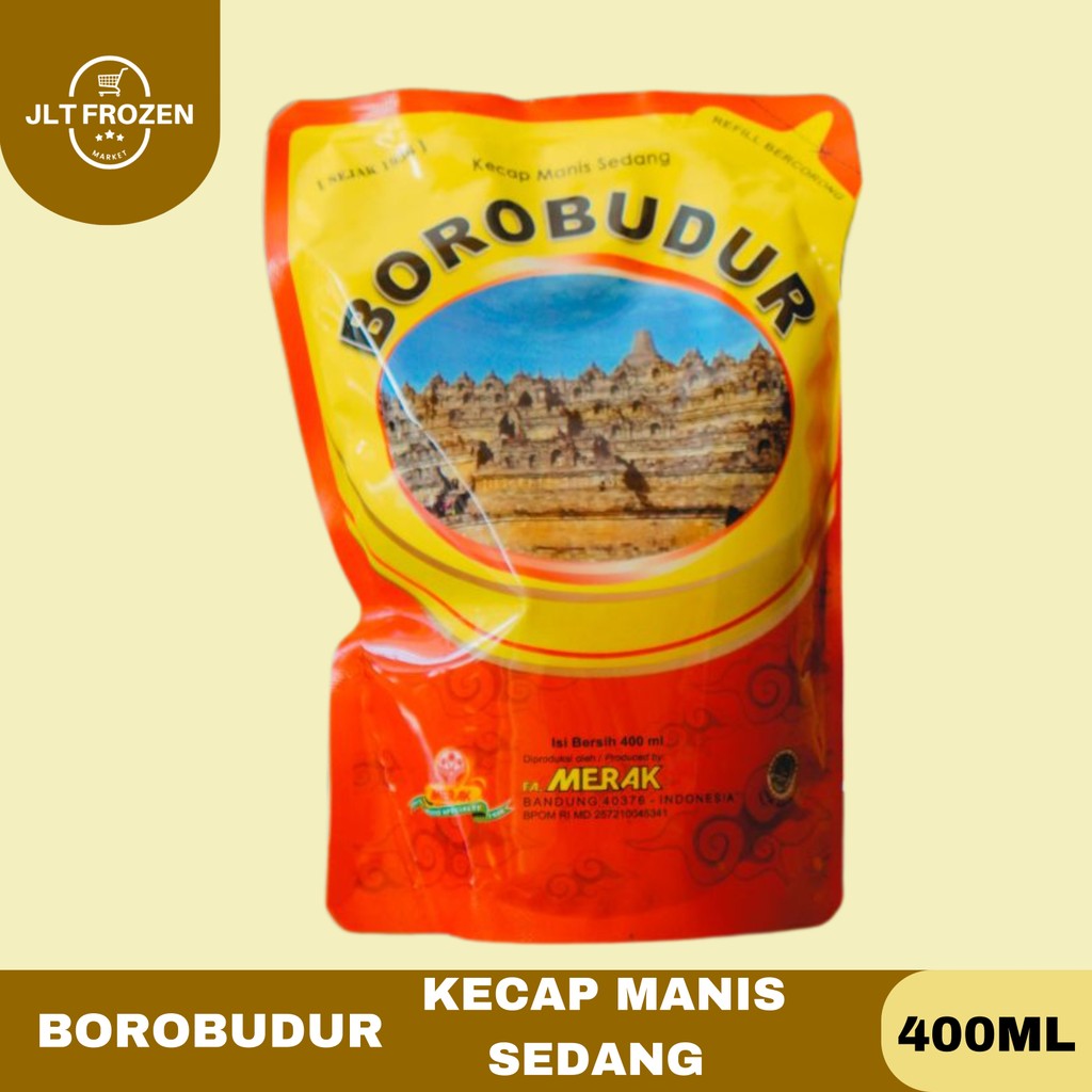 

Borobudur Kecap Manis Sedang / Kecap Manis Sedang / Kecap Kedelai / Kemasan 400ml