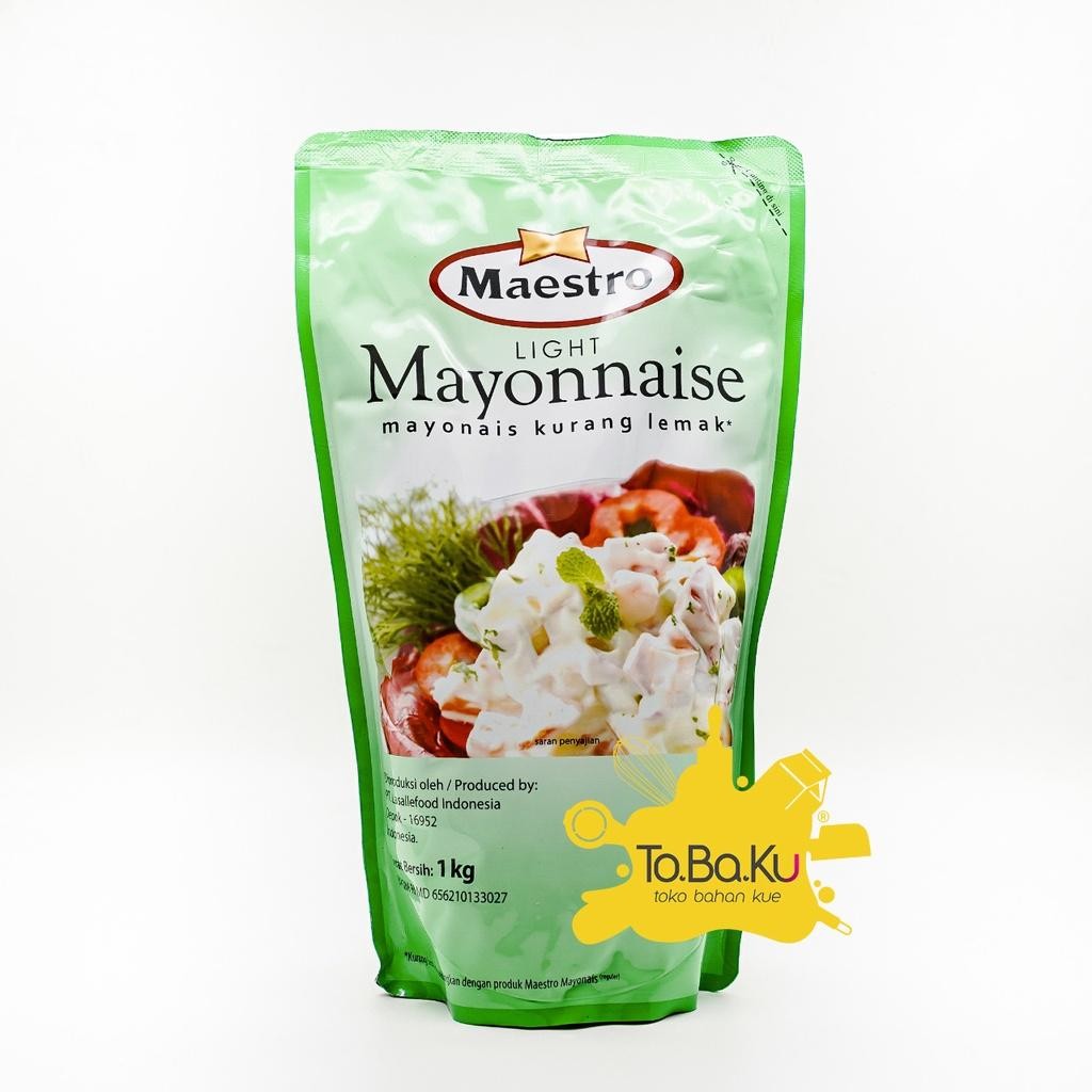 

[PROMO BARANG BARU] New !!! Maestro Mayonnaise 1kg (Pouch) Bergaransi Terlaris