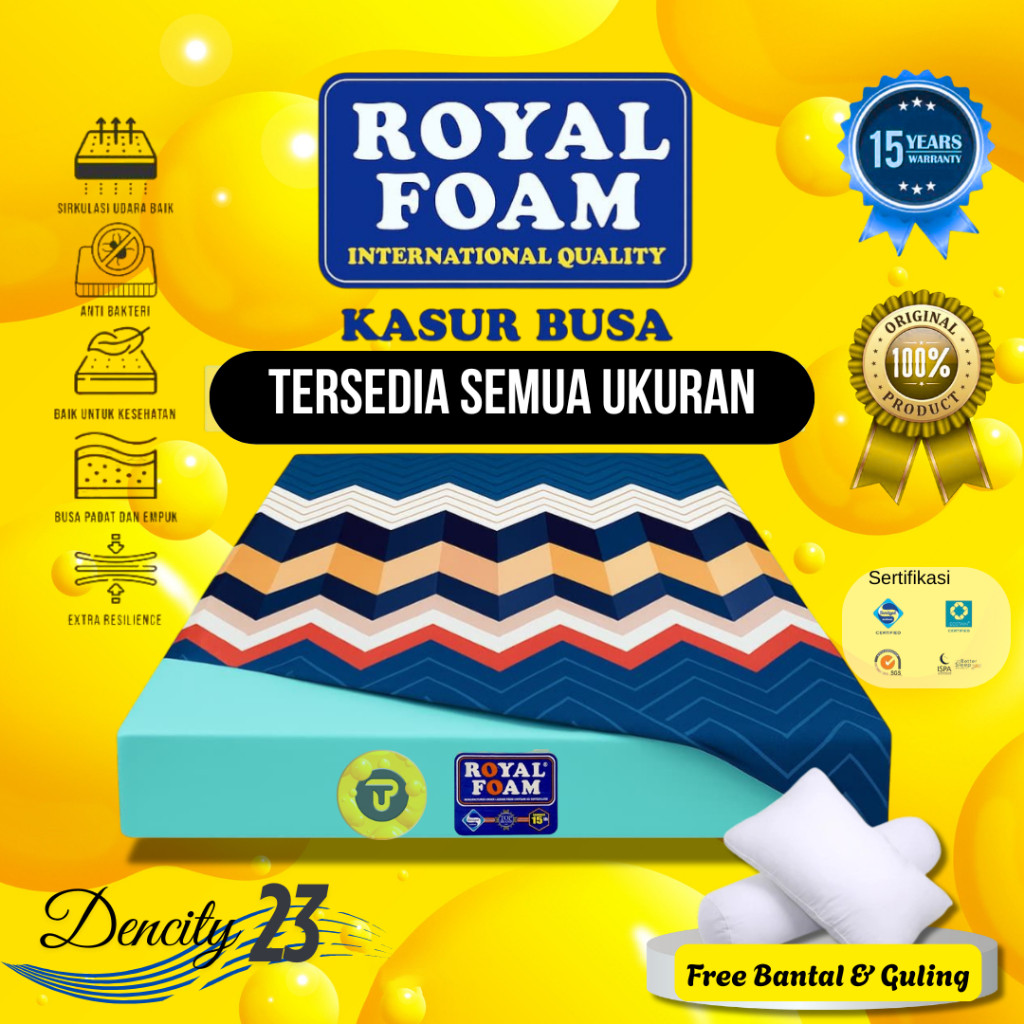 Kasur Busa Royal Foam Density 23 Garansi Resmi 15 Tahun