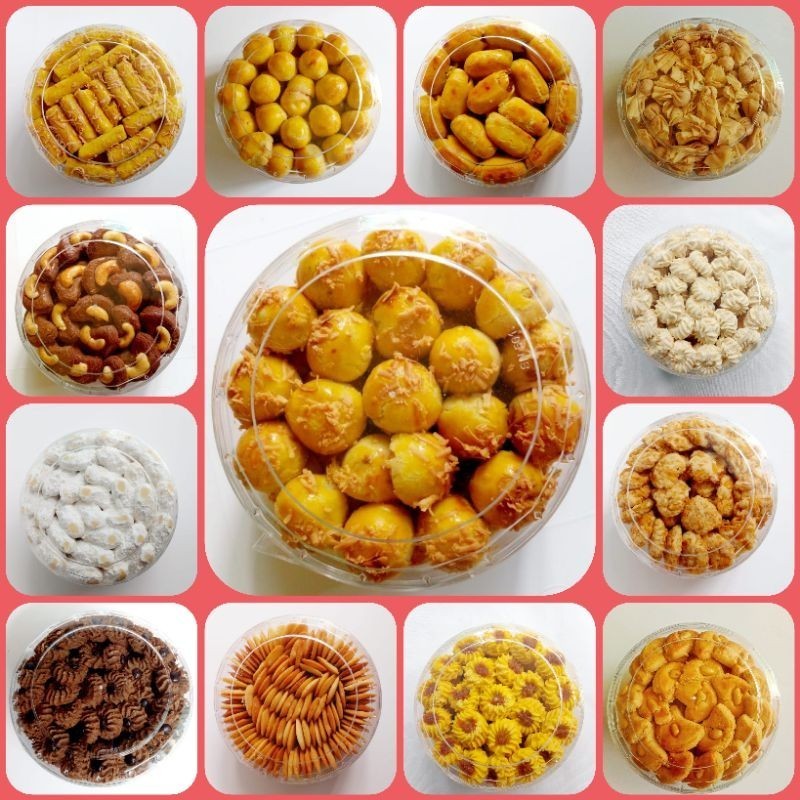 

BEST SELLER & TERLARIS || Nastar keju/klasik/jumbo/castengel/putrisalju/coklatmede/sagukeju/coklatchip/sempritnanas/lidahkucing/kuekacang/cornflake
