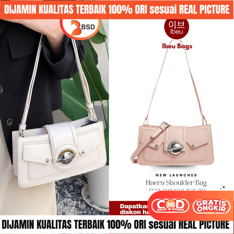 BSD IBEU Haeraa Tas tenteng bahu Pesta Mewah Mini Kecil  Wanita  Import AM2630