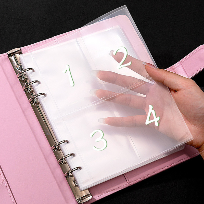 

100 Day Couple's Challenge PU Leather Loose-leaf Journal Notebook Savings Book Magnetic Buckle Save Money Book Make Money Books