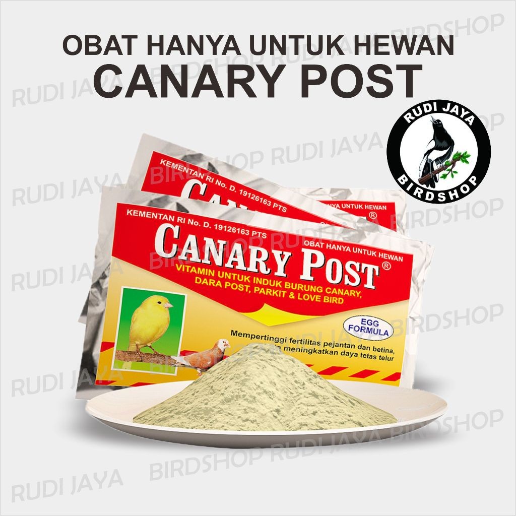 SEDIA CANARY POST CANARI KENARI POS 10 GRAM EKA FARMA VITAMIN OBAT TERNAK BURUNG KENARI