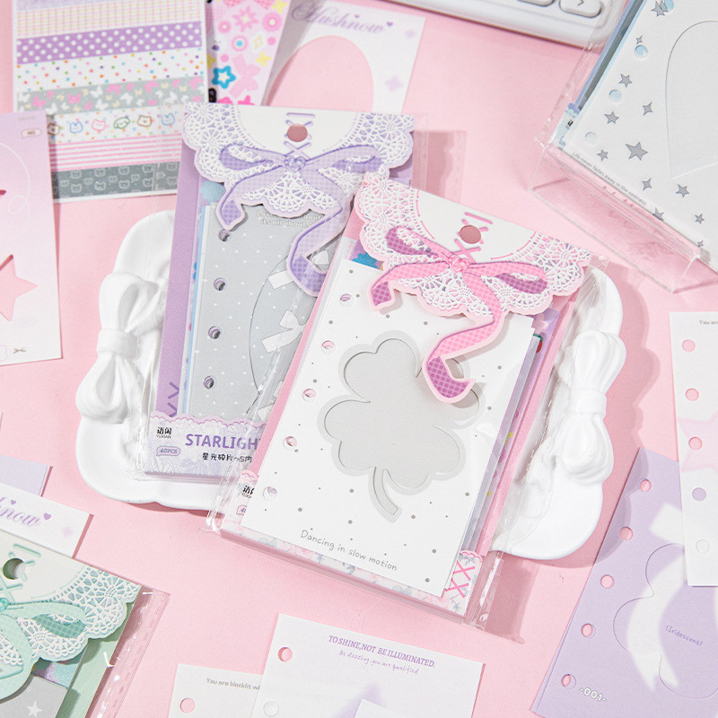 

[HARU] Dancing in Slow Motion M5 Series Deco Paper Journaling Scrapbook Journal kit Kertas Motif