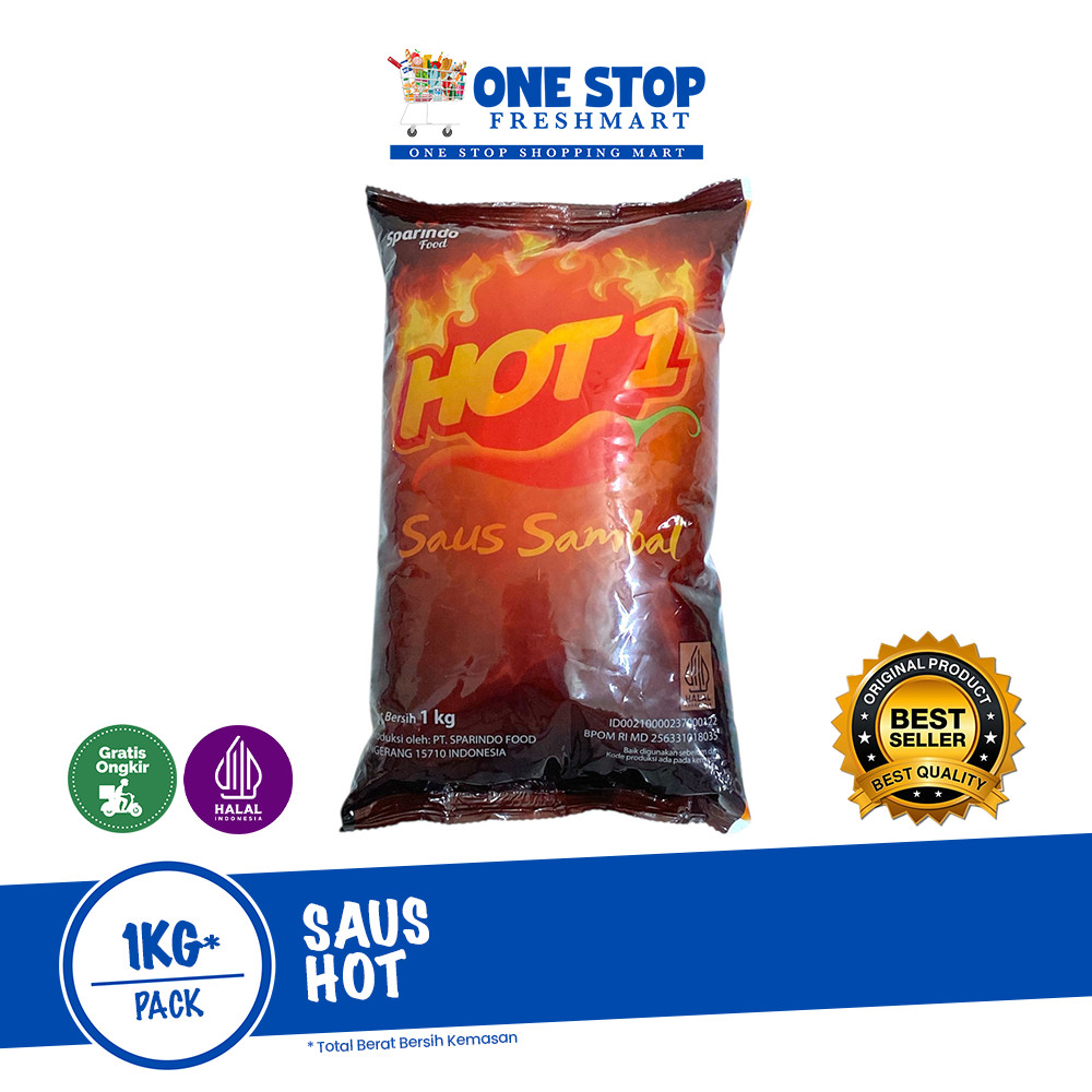 

SAUS SAMBAL HOT 1 1KG / HOT 1 SAUS SAMBAL 1KG