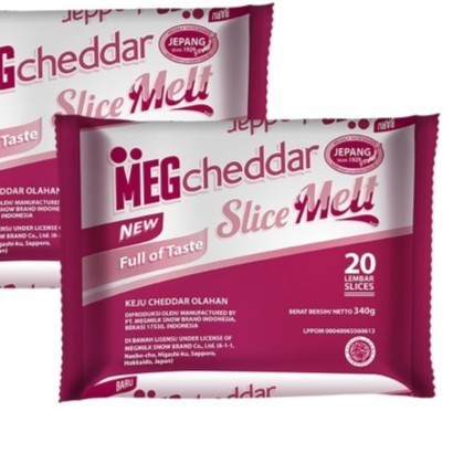 

Keju Slice Melt Meg /Cheddar Slice Melt MEG