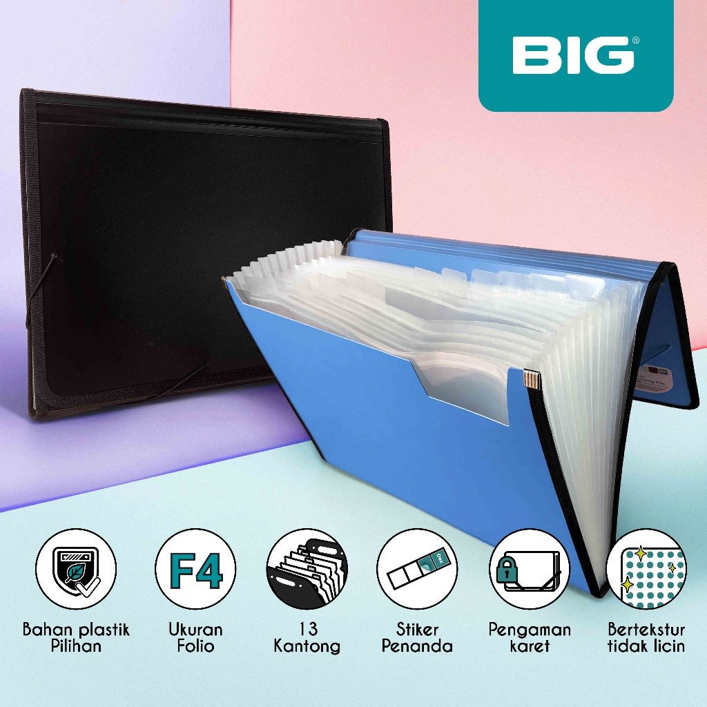 

NEW PRODUK BIG Expanding File/ Map Harmonika/ Organizer Dokumen/ Carry File F4 Folio 13 Poket Tali XP-8002 TERLARIS