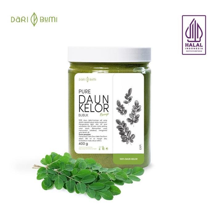 

Terbaru Moringa Powder Bubuk Daun Kelor Organik Daribumi Premium Pure Organic - 400 GR Terlaris Tbk