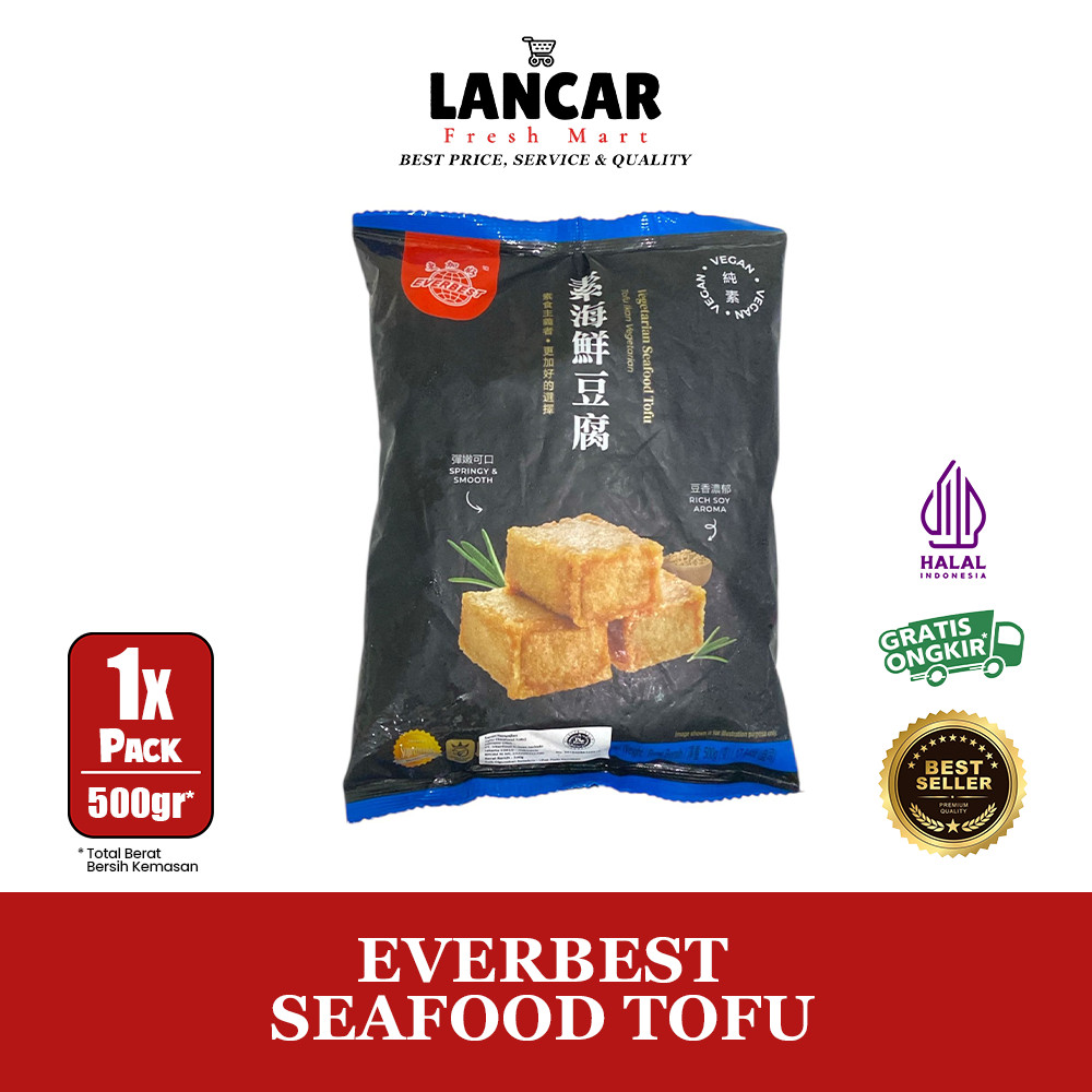 

EVERBEST SEAFOOD TOFU 500GR / EVERBEST SEAFOOD TOFU VEGETARIAN 500GR