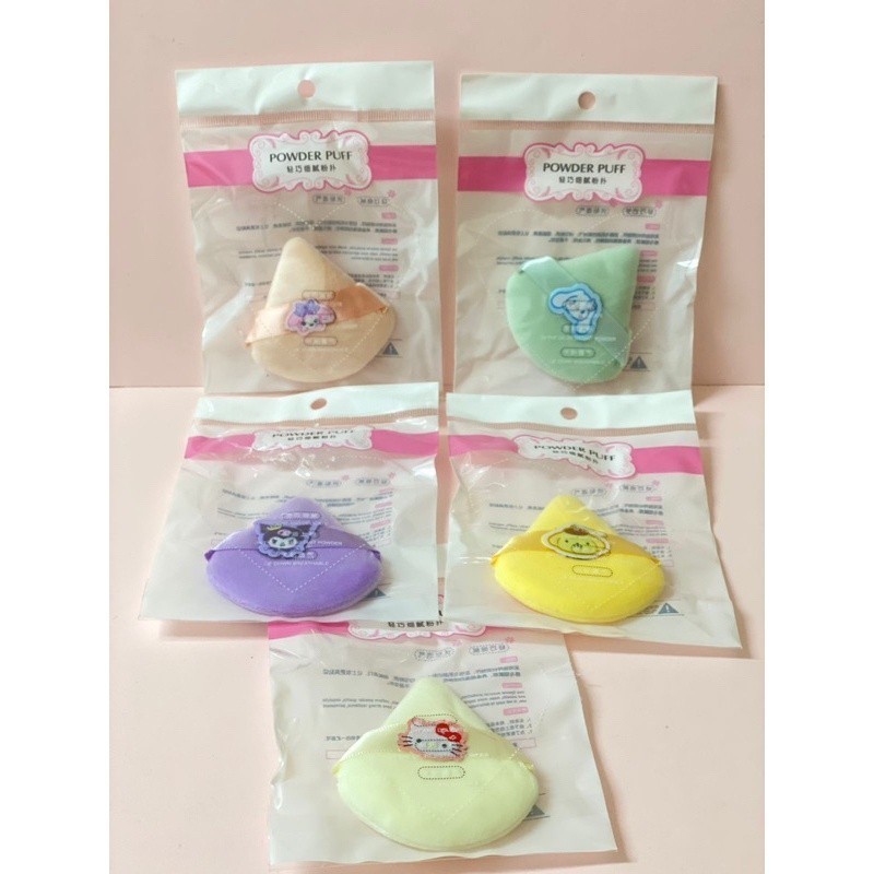 SS♥︎ Spon Segitiga pizza Spon Bedak Makeup Puff Tools Lembut