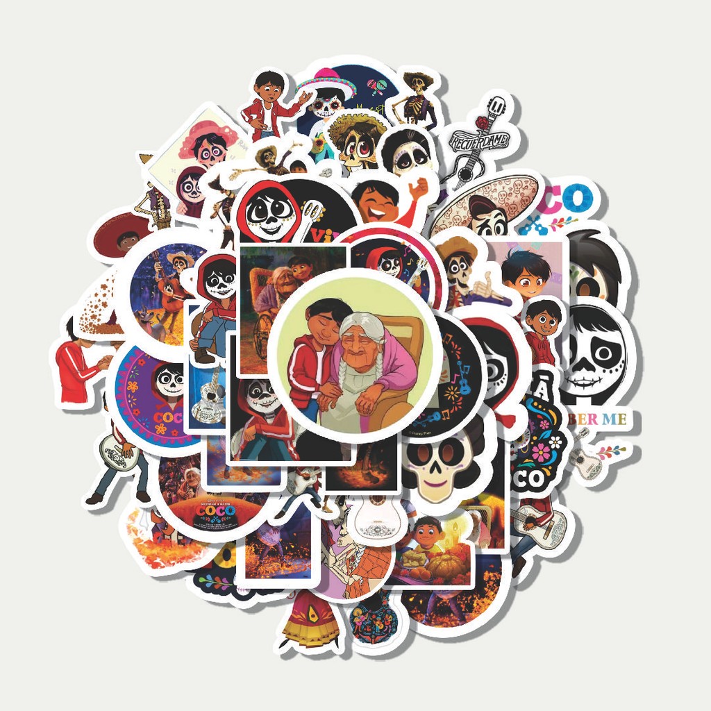 

Sticker Pack Stiker Coco Disney | Sticker TUMBLR | Stiker LAPTOP KOPER HELM
