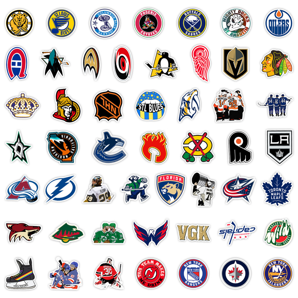 

10/50PCS ice hockey graffiti sticker motorcycle helmet suitcase refrigerator skateboard sticker waterproof stationery Kids Toy