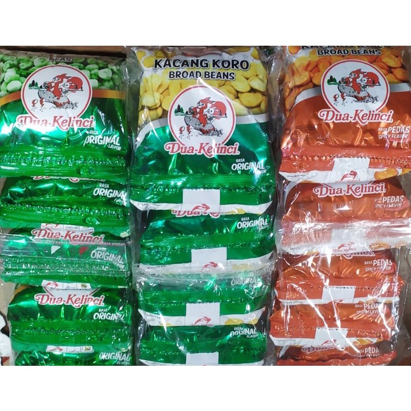 

Kacang Koro Dua Kelinci ( isi 10 pcs @18gr )