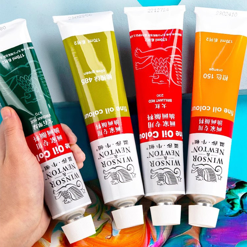 

45ML/170ML Oil Painting Pigment Tube Acrylic Paint for Beginners Student Art Painting Creation Light-resistant Delicate Pigment