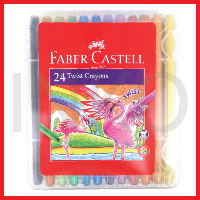 

COD FABER CASTELL TWIST CRAYONS SET 24