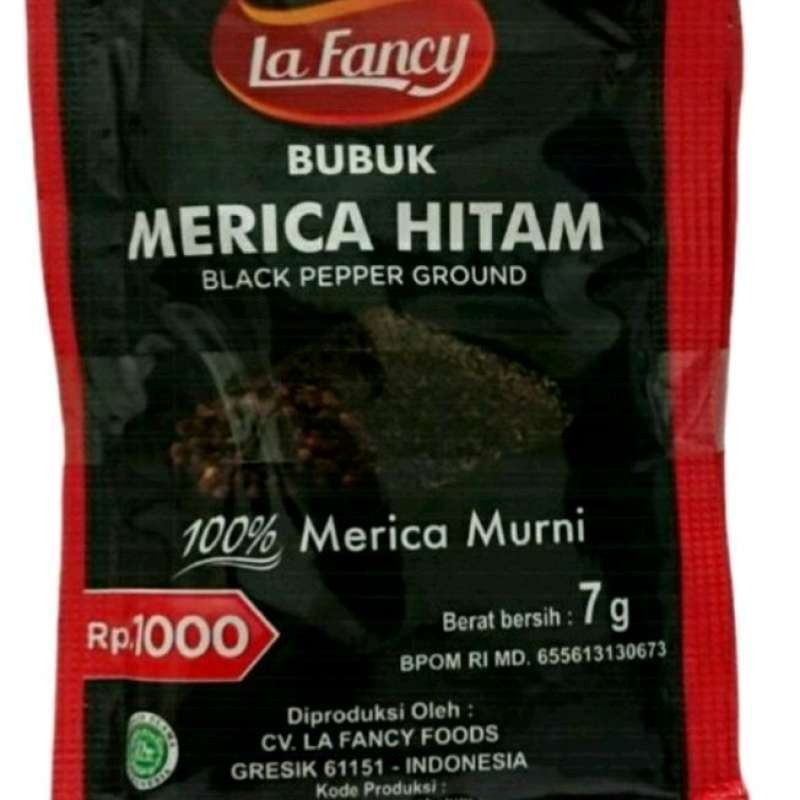 

la fancy bubuk mericah hitam (1 rcng/12pcs)