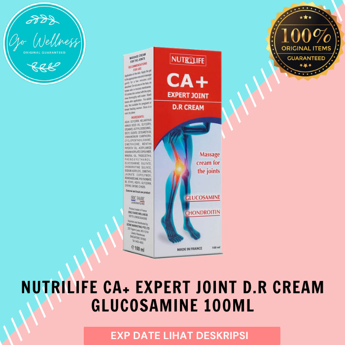 Nutrilife CA+ Expert Joint D.R Cream Glucosamine 100ml