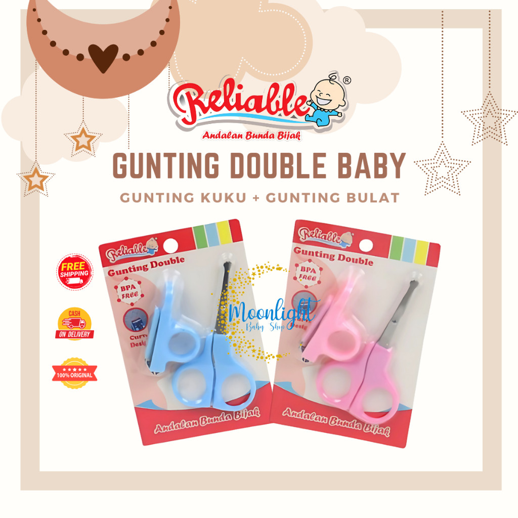 Gunting Kuku Bayi Reliable 2in1 - Nail Clipper