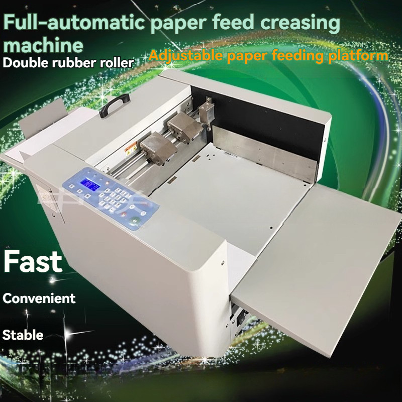 

Folding Dotted Line Automatic Digital Creasing Machine Dotted Line Solid Line Flattening Creasing Machine Paper Cutting Machine
