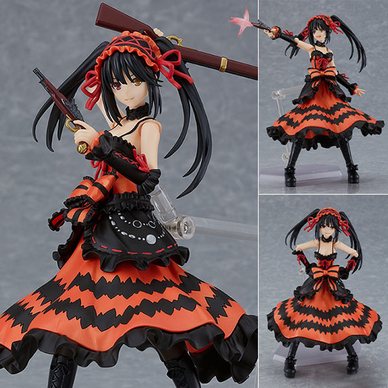 #585 Figma Date A Live III Kurumi Tokisaki Anime Figure Yatogami Tohka Bunny Girl Action Figure Yosh