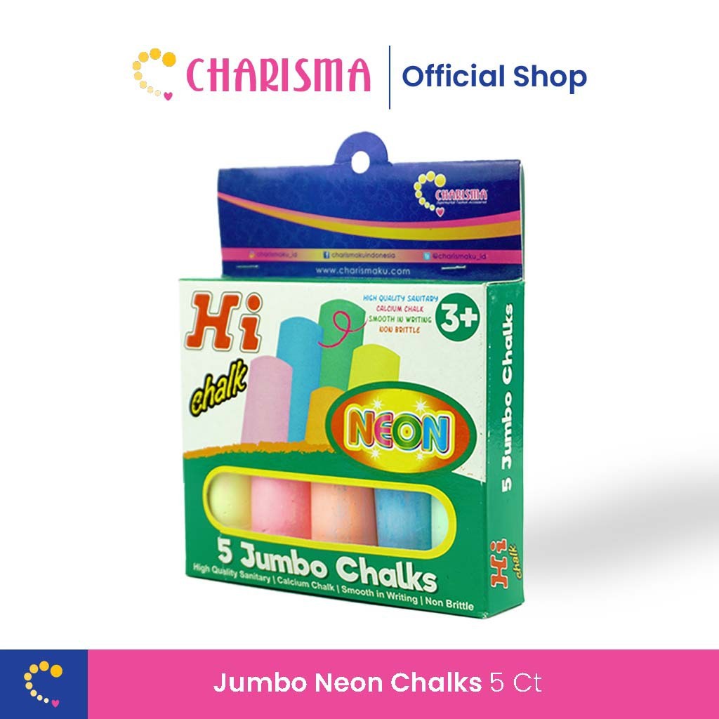 

Charisma Kidart Hi Chalk Neon - Kapur Tulis Neon Besar - 91424
