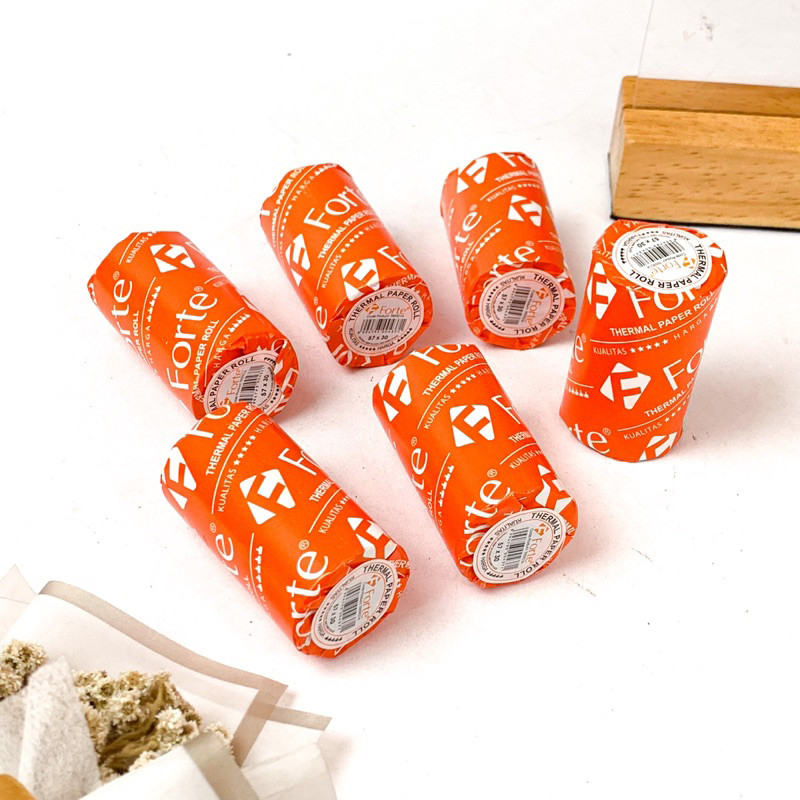 

Kertas Thermal Forte Roll 57 x 30 / 57 x 47 / 80 x 80 Print Struk Kasir Paper Roll - MY