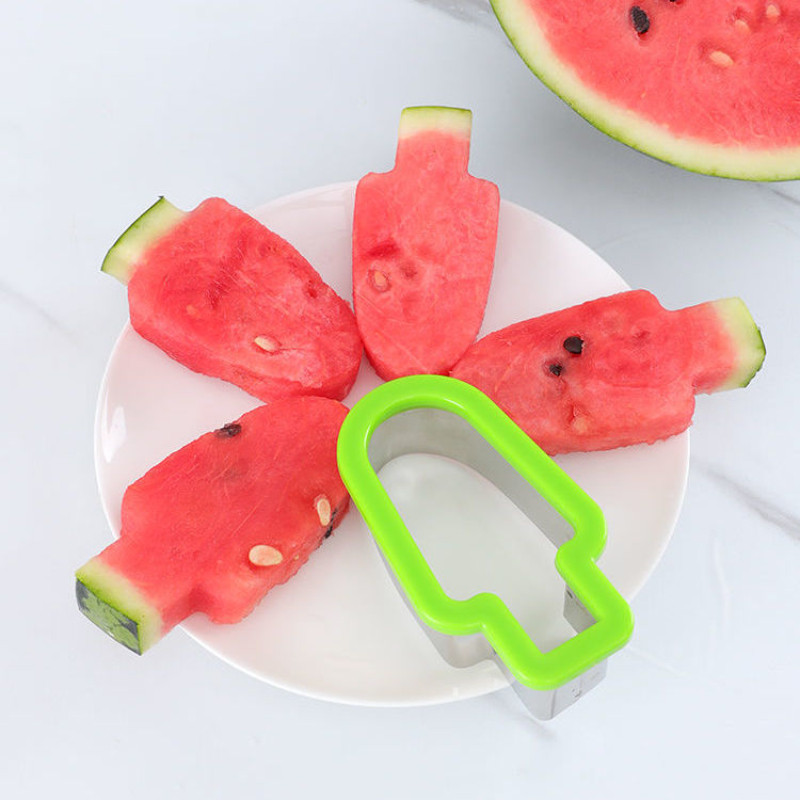

Watermelon Cutter Stainless Steel Cute Tree Design Cutting Watermelon Kitchen Gadgets Salad Fruit Slicer Cutter Tools