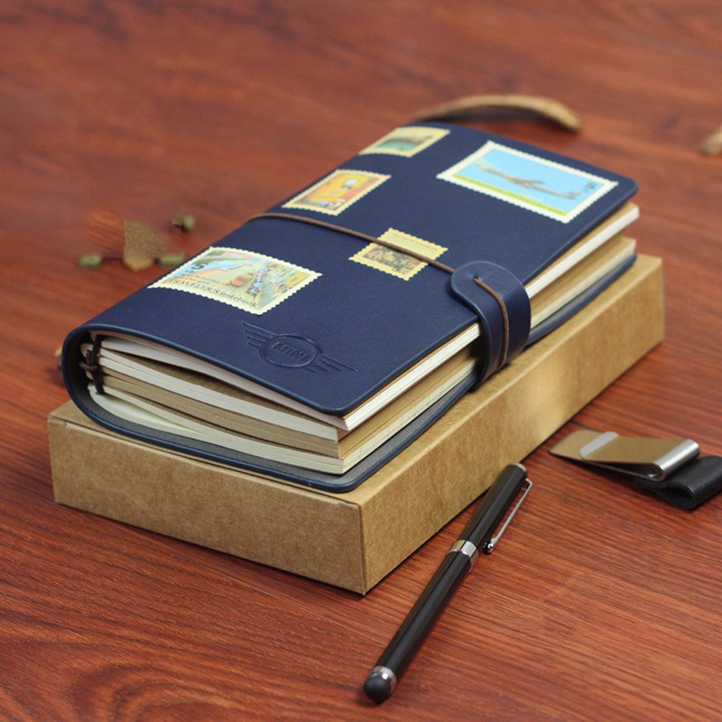 

Retro Leather Strap Creative Hand Ledger Creative Multifunctional A6 Retro Portable Travel Loose-leaf Notepad Diary Notebook