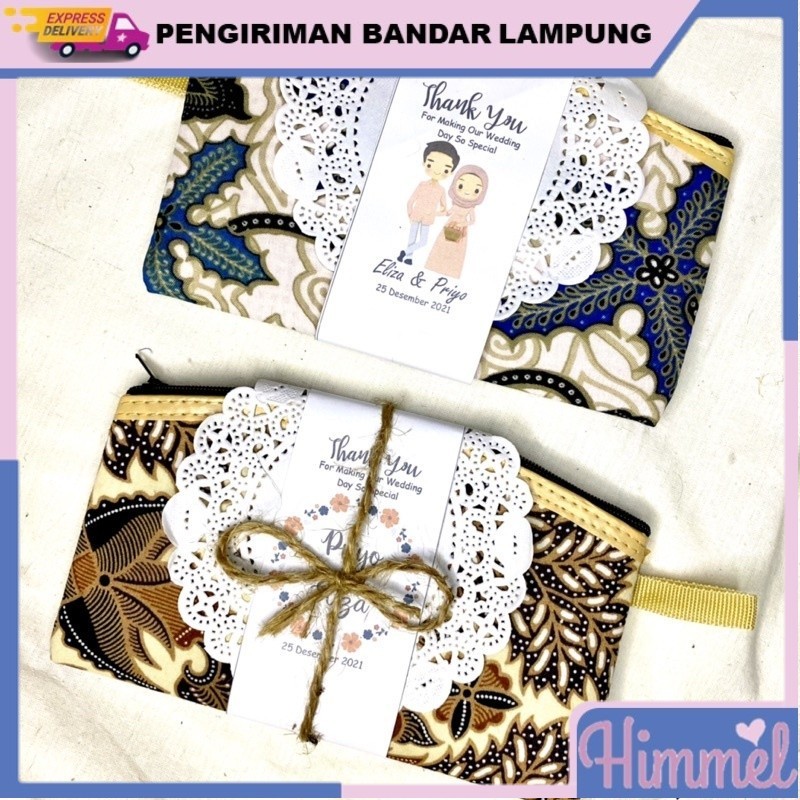 SOUVENIR PERNIKAHAN DOMPET BATIK MURAH KHAS JOGJA HIMMEL SOUVENIR
