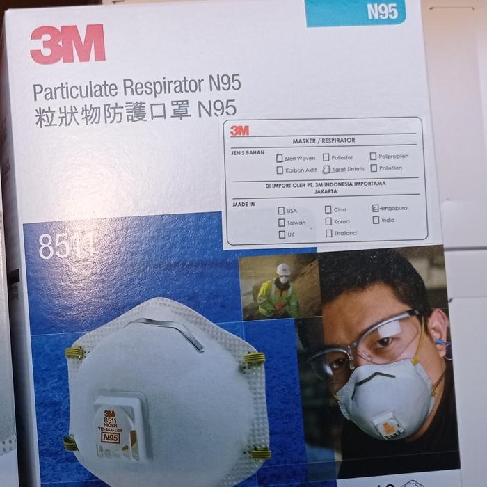 Masker 3M N95 8511 original