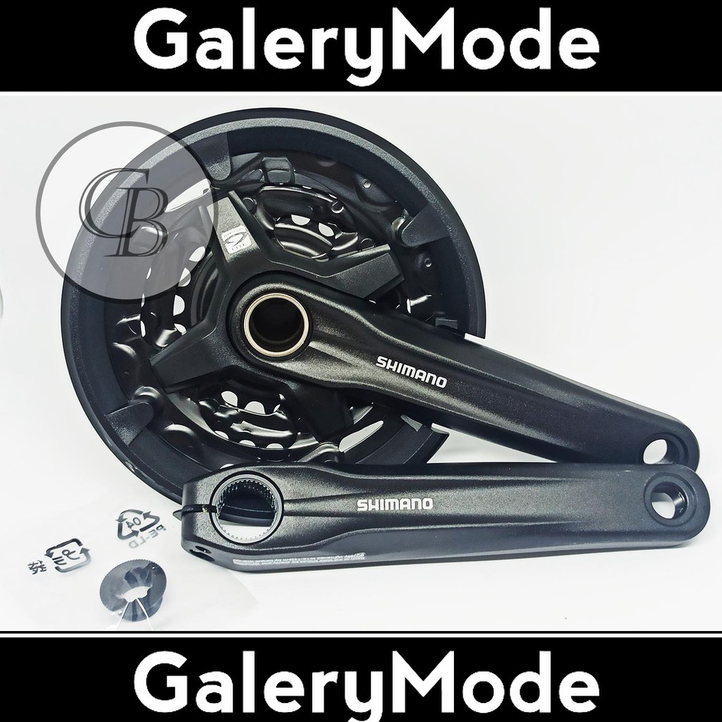 Gir Gear Crank Crankset Sepeda Alloy Shimano Altus HT2 Hollowtech2 MT210 40T 30T 22T Murah Ori Origi