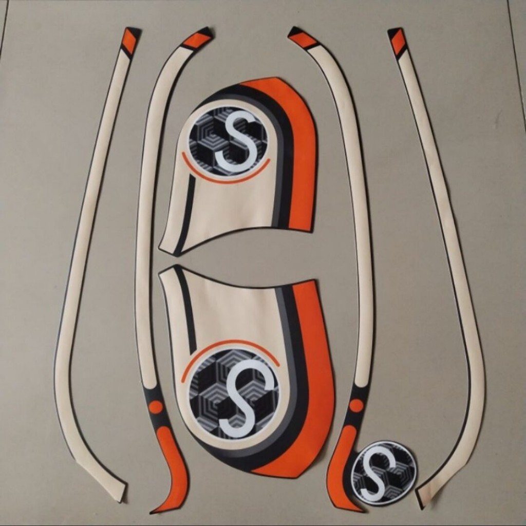 Striping Ori body Honda Scoopy fashion fi 2020 2021 stiker bawaan original bodi honda scopy sporty s