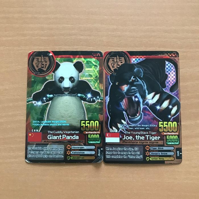 Kartu Animal Kaiser Animal Card Bronze Rare Set (2pcs) Originals