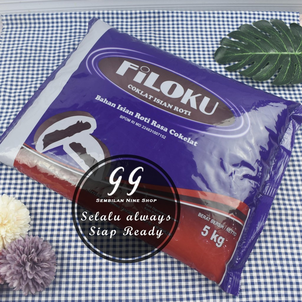 

FILOKU Chocolate Filling 5 KG Isian Roti Cokelat Pasta Coklat Paste
